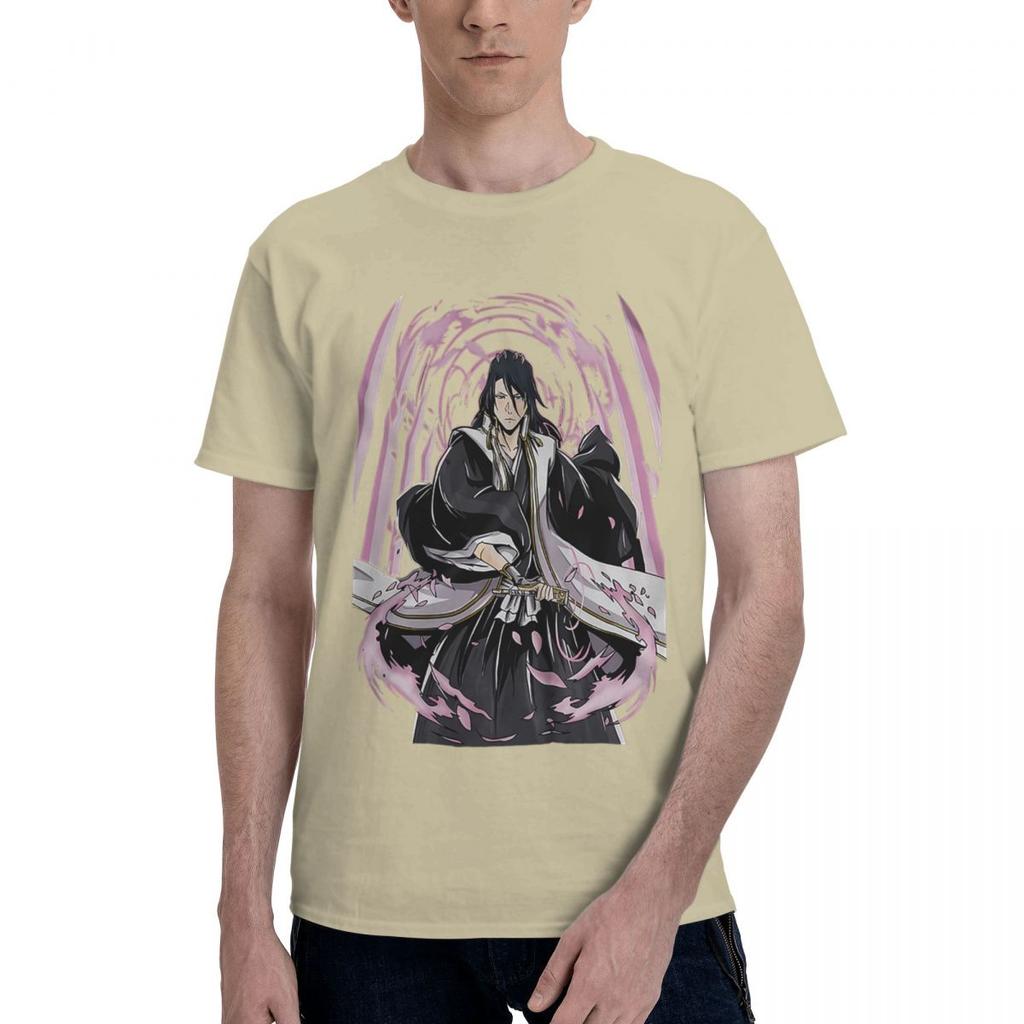 Bleach BYAKUYA BANKAI Manga Strip 100 Cotton Casual Breathable Confortable Top Funny Ugus TShirts Funny Gifts