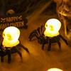 Glowing Spider Light Candle LED Night Light Creative Halloween Lamp  LED Electronic Candle Light
