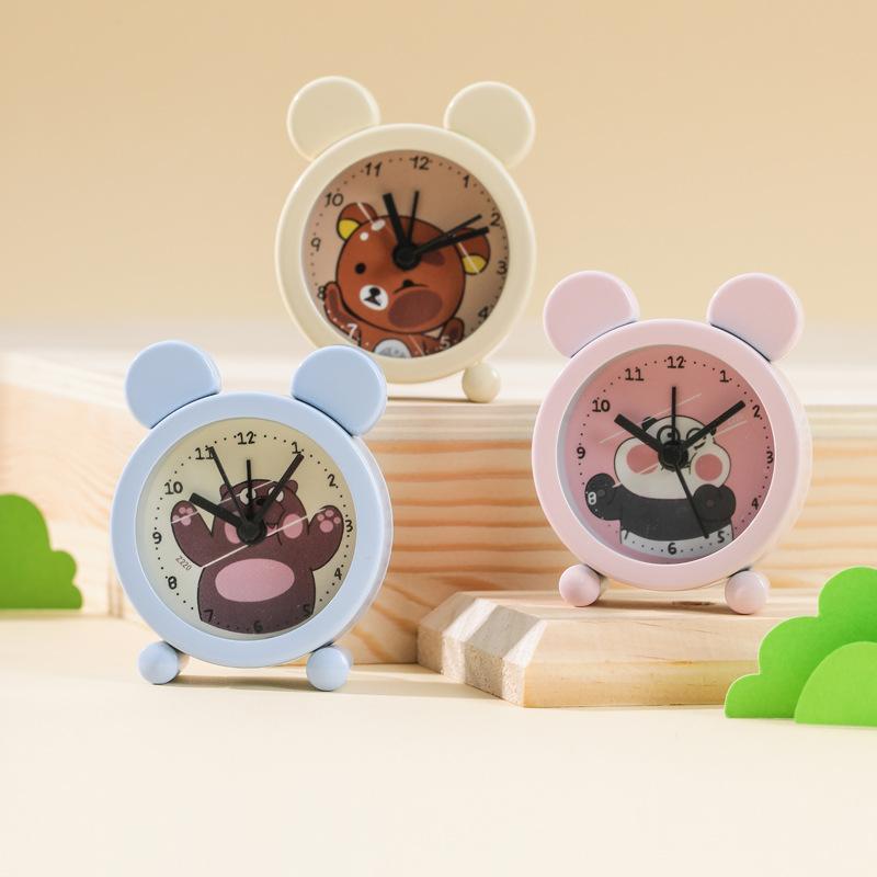 Children's Cartoon Small Desktop Clock High Value Cute Student Special Clock Bedside Timing Mini Alarm Clock