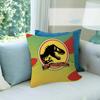 C-Cool J-Jurassic Logo World Personalized Picture Text Home Decorative Pillows Household Gifts 45X45Cm