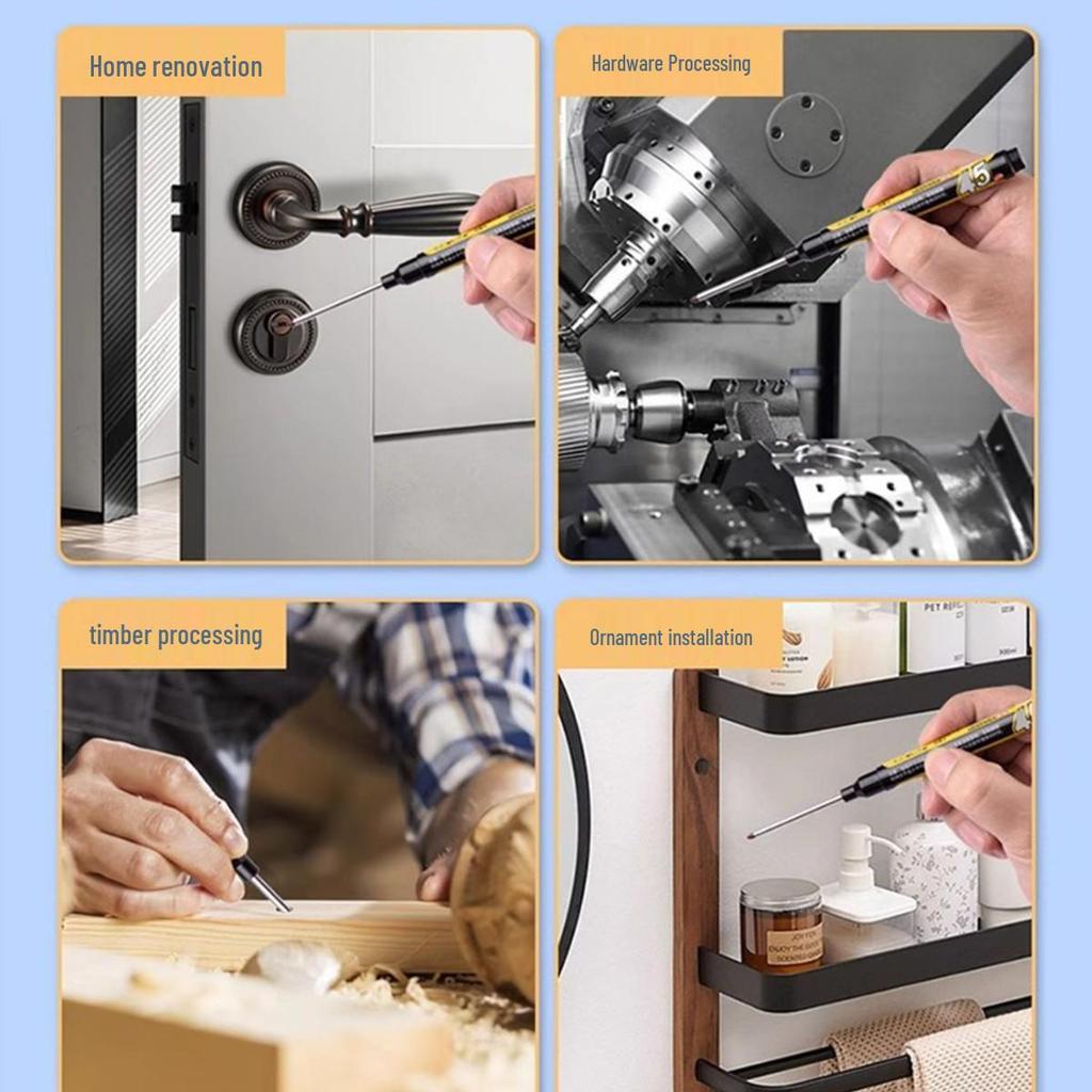 Newcomer Special: 6-Pack Extra Long 45mm Oil-Based Carpenter Marker Pens