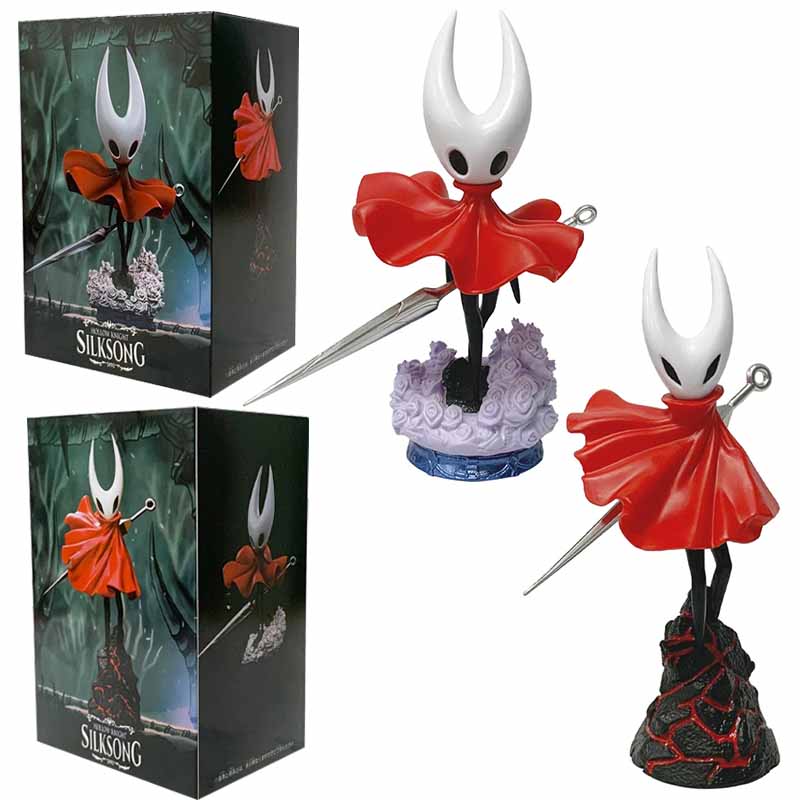 Cool 19cm Hollow Knight Little Knight Anime Game Figure Hornet Action Figure Game Peripheral PVC Model Ornament Collectible Toys