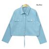 Jacket for Women Short Style Snap Button Date Outfits Korea Fashion