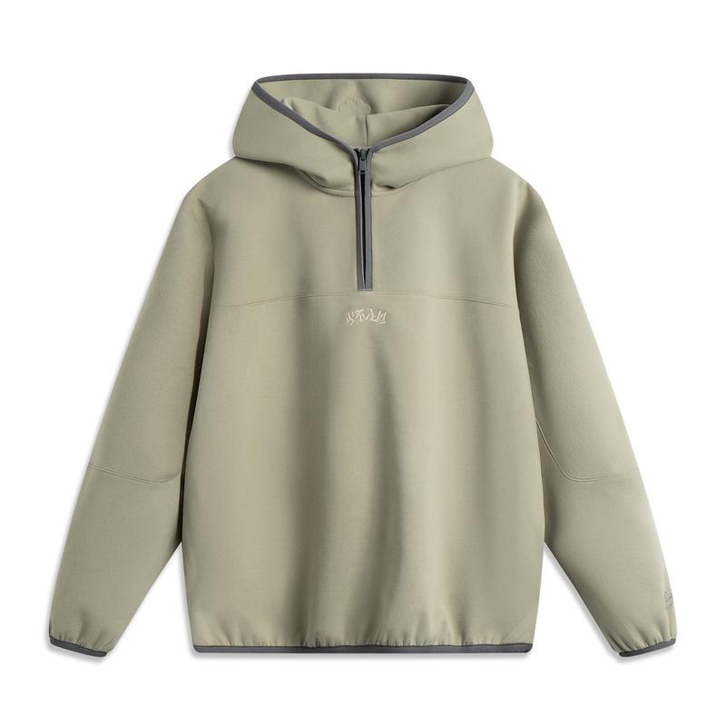 Свитшот Li Ning Не Входить В Реку Мужской Соло Зеленый AWDV883-2 L
