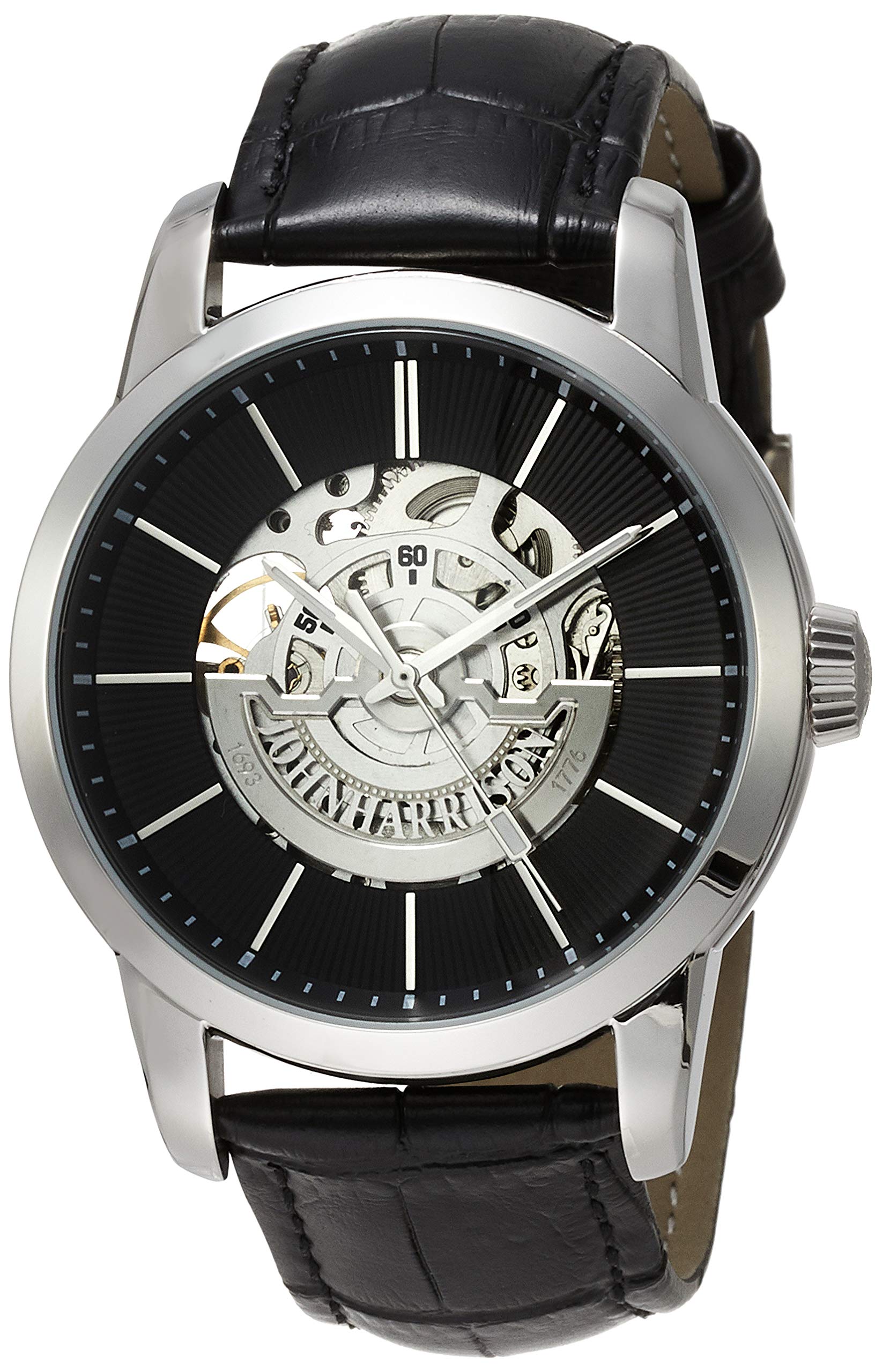 

J. Harrison JH-1946SB Men s Watch, Black, Officially Imported