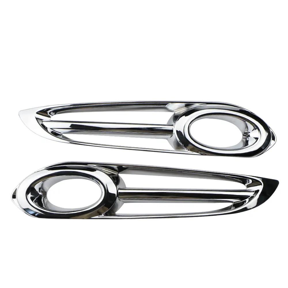 Car Front Fog Lights Cover Trim for Honda HR-V HRV Vezel 2014 - 2020 Fog Lamps Sticker Styling 2Pcs ABS Trim Chrome Accessories