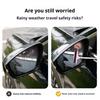 Extendable Car Side Mirror Wiper Window Squeegee Multi-Function Glass Cleaner for Rain Dirt Portable Compact Essential Auto Cleaning Tool for Cars
