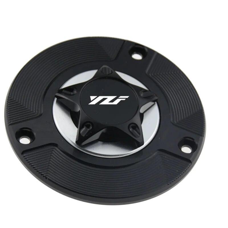 For Yamaha YZF R1 R25 R3 R125 R6 R15 Aluminum CNC Motorcycles Fuel Tank Cap Gas Cap Cover Keyless