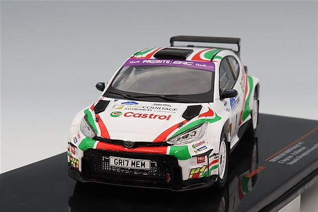 

IXO 1/43 Toyota GR Yaris Rally 2 Castrol 2024 VOYONIC Grampian Forest Rally Winner #1 C. Ingram/A. Kiulani