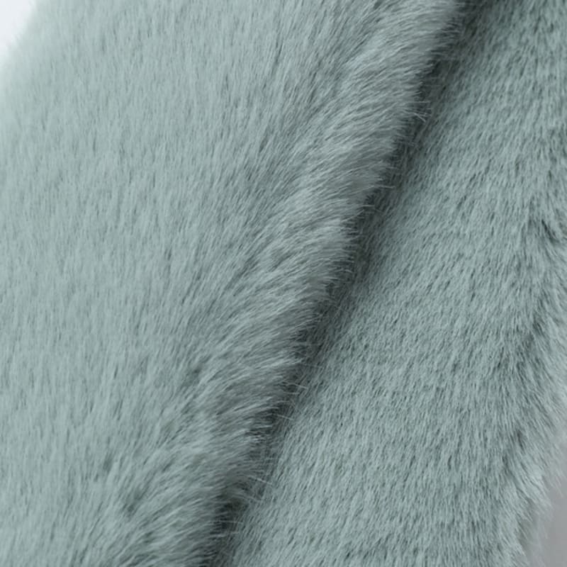 LALA Fur Scarf Petite Mint