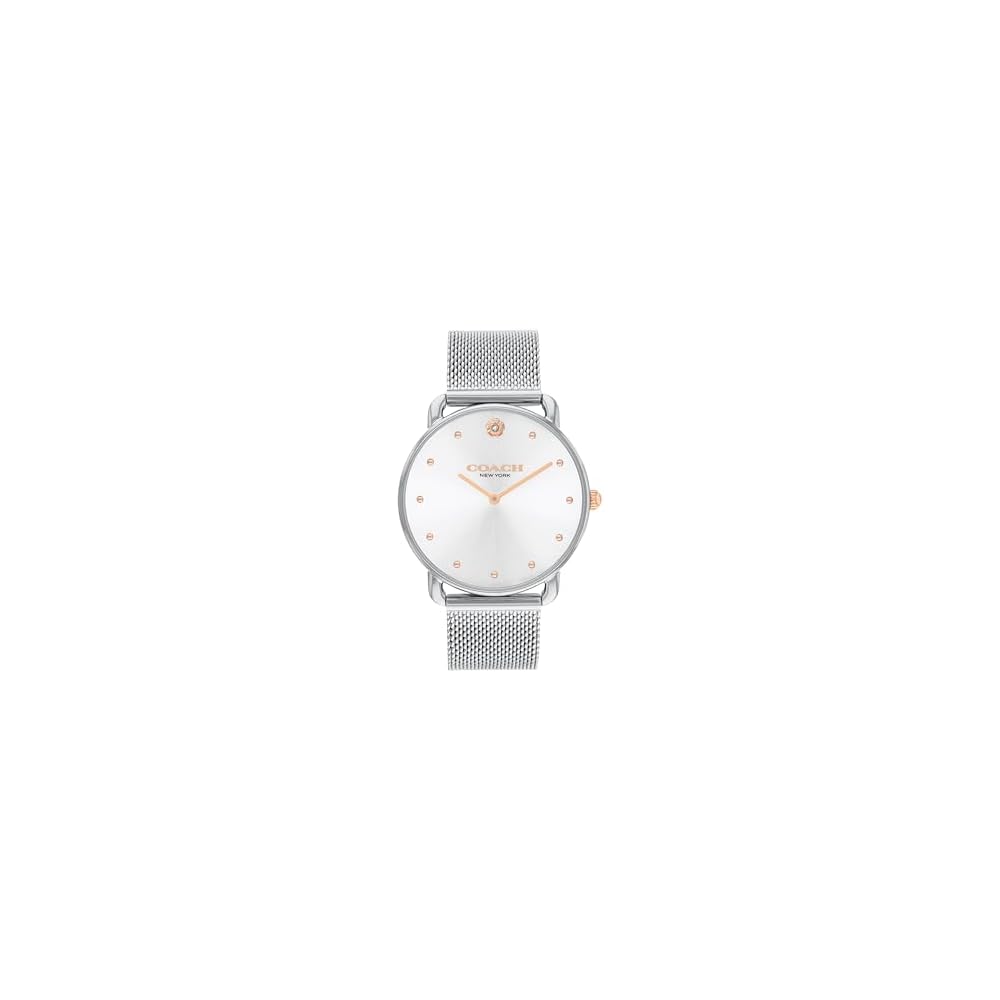 Coach Elliot Women s Watch Silver Dial Mesh Strap 14504207