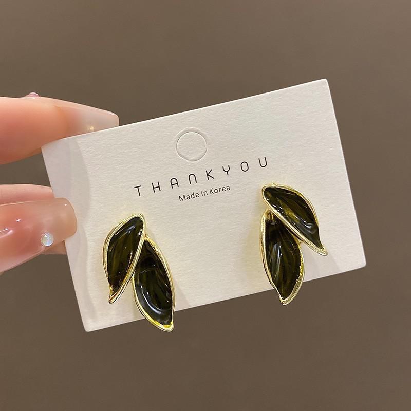 925 Silver Needle Korean Fashion Crystal Flower Earrings For Women Jewelry Trending Luxury Women's French Pearl Earrings