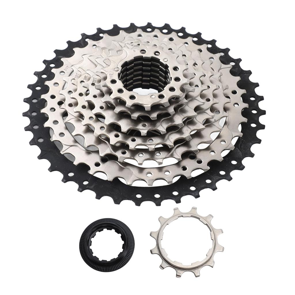 8 Speed Cassette 12‑40T Bicycle Cassette Aluminum Alloy Bike Freewheel Noiseless Smooth Rotation