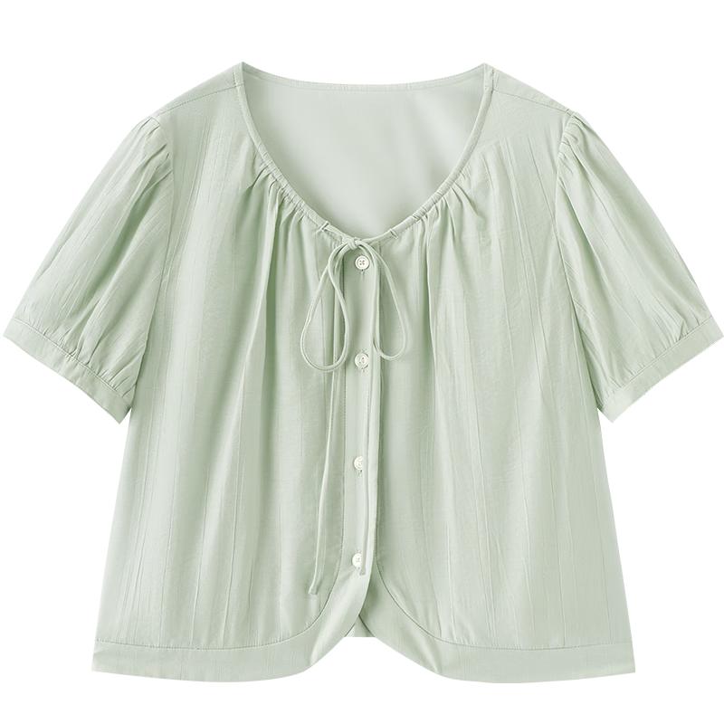 EICHITOO Women s Elegant Short-Sleeve Chiffon Blouse M