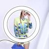 10 Inch 2400‑3000LM 12W LED Ring Light with Cell Phone Clamp Living Broadcast Selfie Fill Lamp