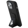 Karl Lagerfeld Klhcp14Lgsachpk Iphone 14 Pro 6.1 Czarny/Black Hardcase Gripstand Saffiano Choupette Pins