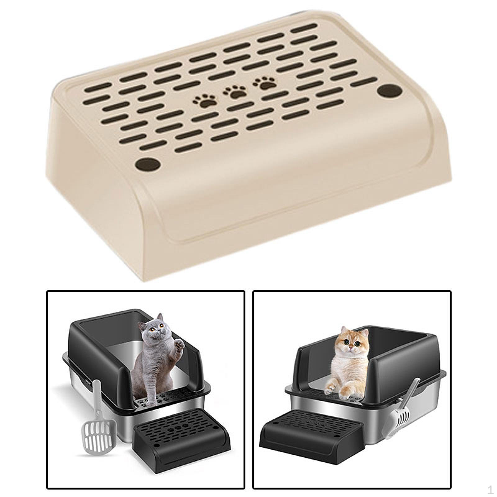 

Дополнительный пандус для кошачьего туалета для легкого входа и выхода домашних кошек хаки