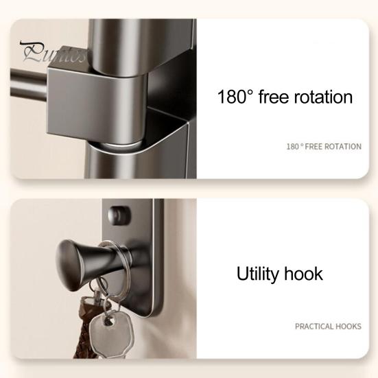 Wandhalterung für Motorradhelme, 180 Grad drehbar, robuster Displayhalter für Motorrad-, Fahrrad- und Sporthelme, Aufbewahrungsständer