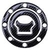 5/8 Holes Carbon Fiber Oil Tank Cap Motorcycle Fuel Gas Covers Pad Stickers for Suzuki GSXR 600 750 1000 1300