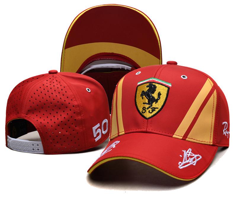 

Мужская Женская уличная бейсболка с вышивкой Хип-хоп кепка Весна Лето Регулируемая солнцезащитная кепка Для Ferrari Roma Spider F80 SF90 575M 488