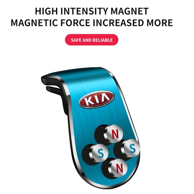 1Pcs Car Magnetic L-shaped Car Emblem Dedicated GPS Phone Holder For Mercedes Benz AMG C350 C180 C200 C250 C300 C Class W204 W108 W124 W126 W169