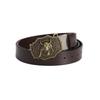 Vintage Bull Head Western Cowboy Men's Leather Belt - Personalized and Stylish