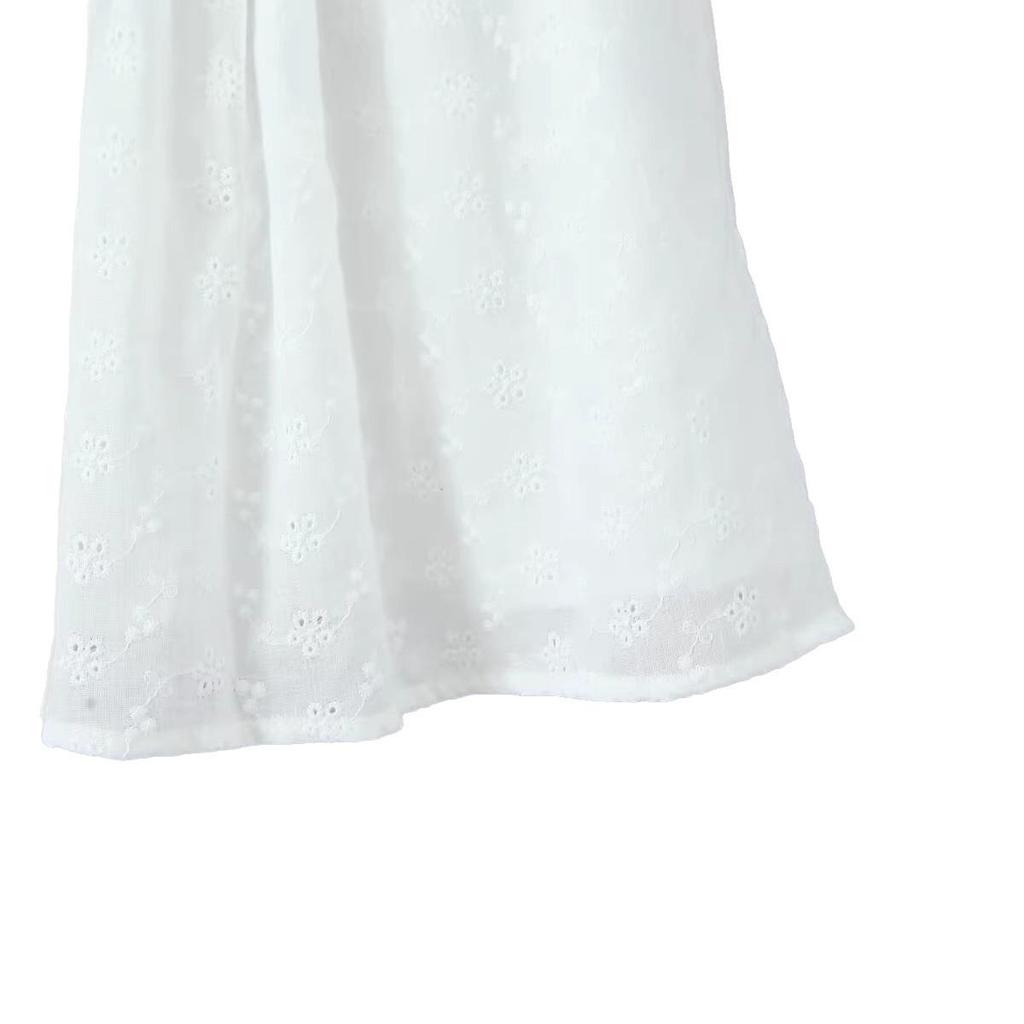 French Chic White Lace Camisole Dress: Summer Waist-Cinching Sexy Short Skirt for Women