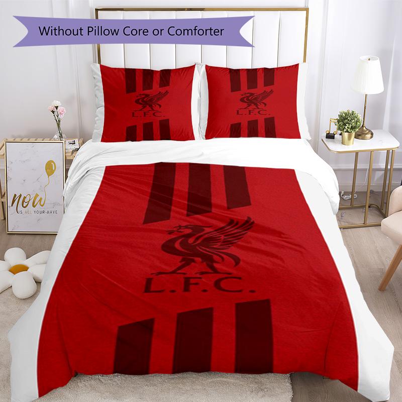 Liverpool Duvet Cover Set Perfect for Dormitory Soft Fabric Christmas Gift