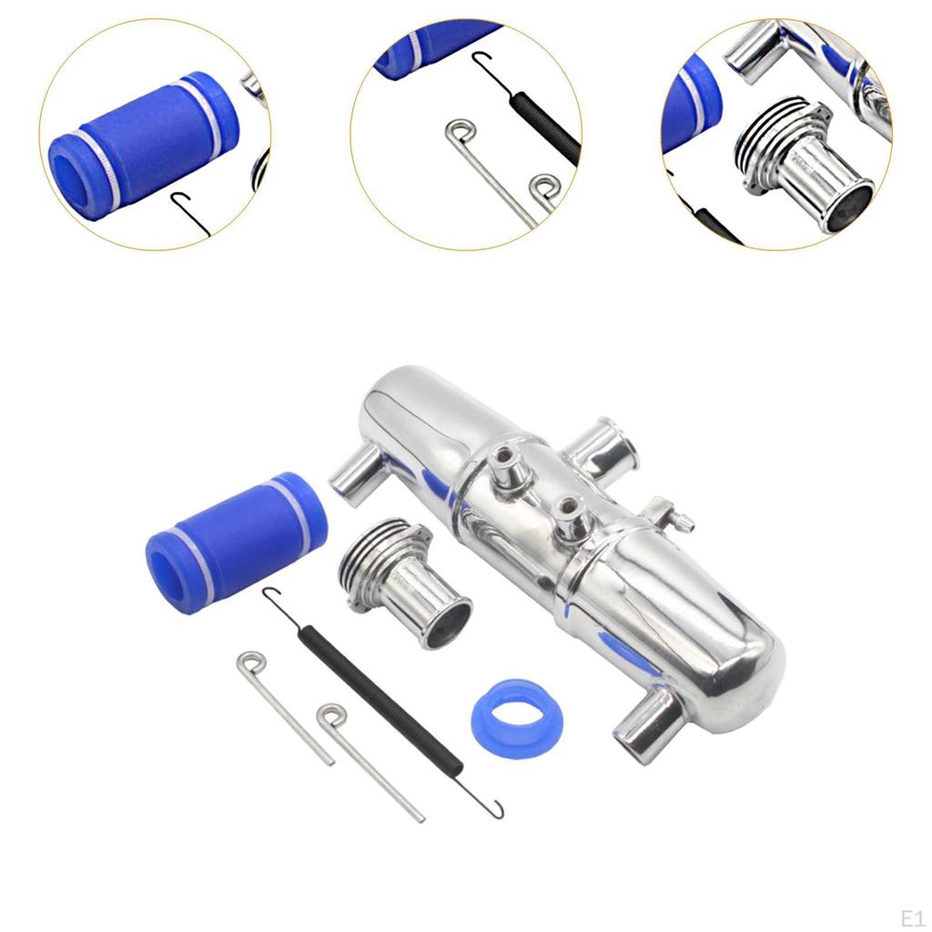RC Exhaust Pipe Accessories Lightweight Professional Easy to Install Sturdy