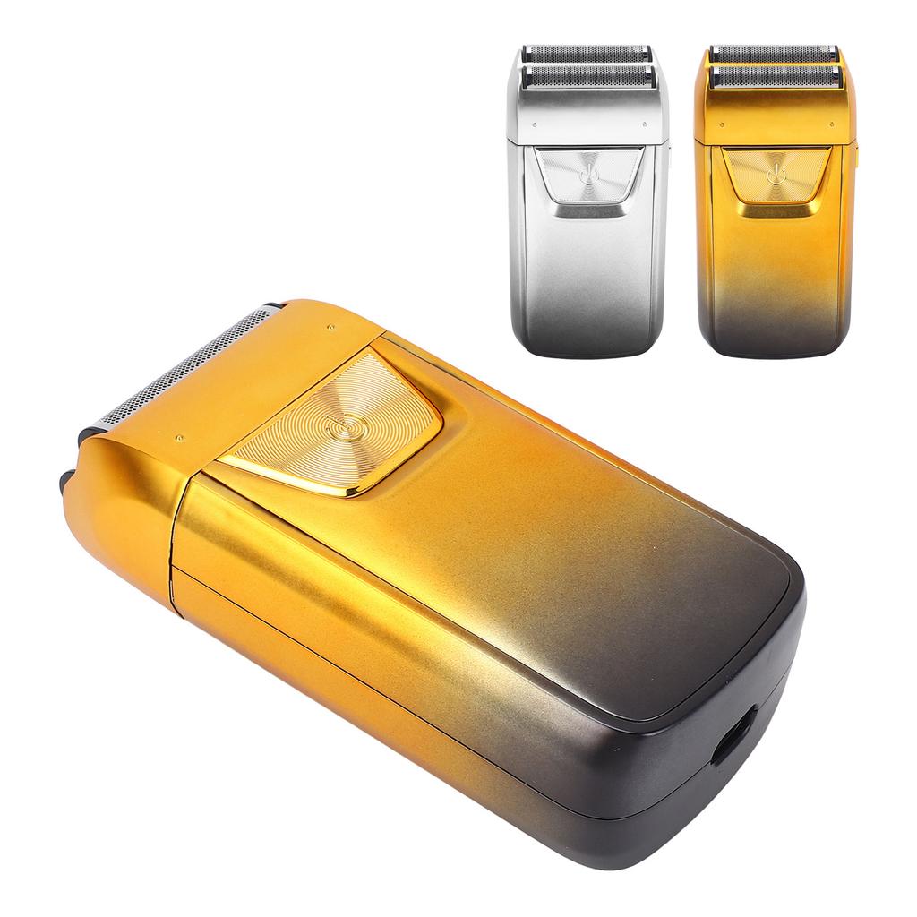 Electric Foil Clipper for Men LED Display Sideburn Trimmer 1200mAh Adjustable Head Double Foils Hair