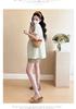 2026 Summer Maternity French Doll Shirt Top & Belly Support Shorts Set