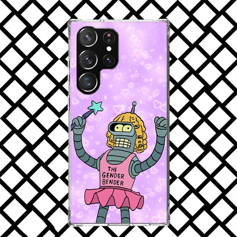Cartoon F-Futuramas Phone Case for Samsung Galaxy S26 S25 Edge S24 S23 Ultra S22 Plus S21 FE S20 + Soft Cover Print Fundas Galax