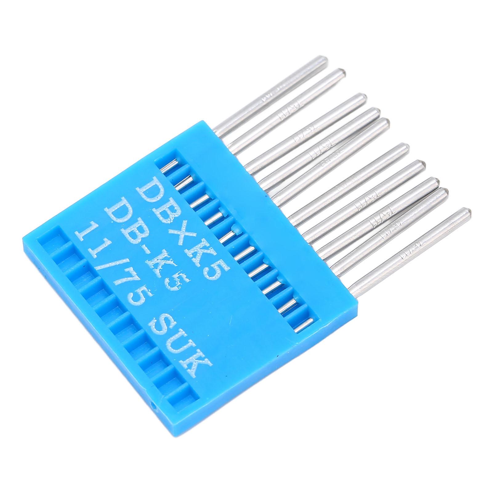 

100 шт. игл для вышивальной машины, размер 11 DB K5, стальные острые глянцевые иглы для швейной машины