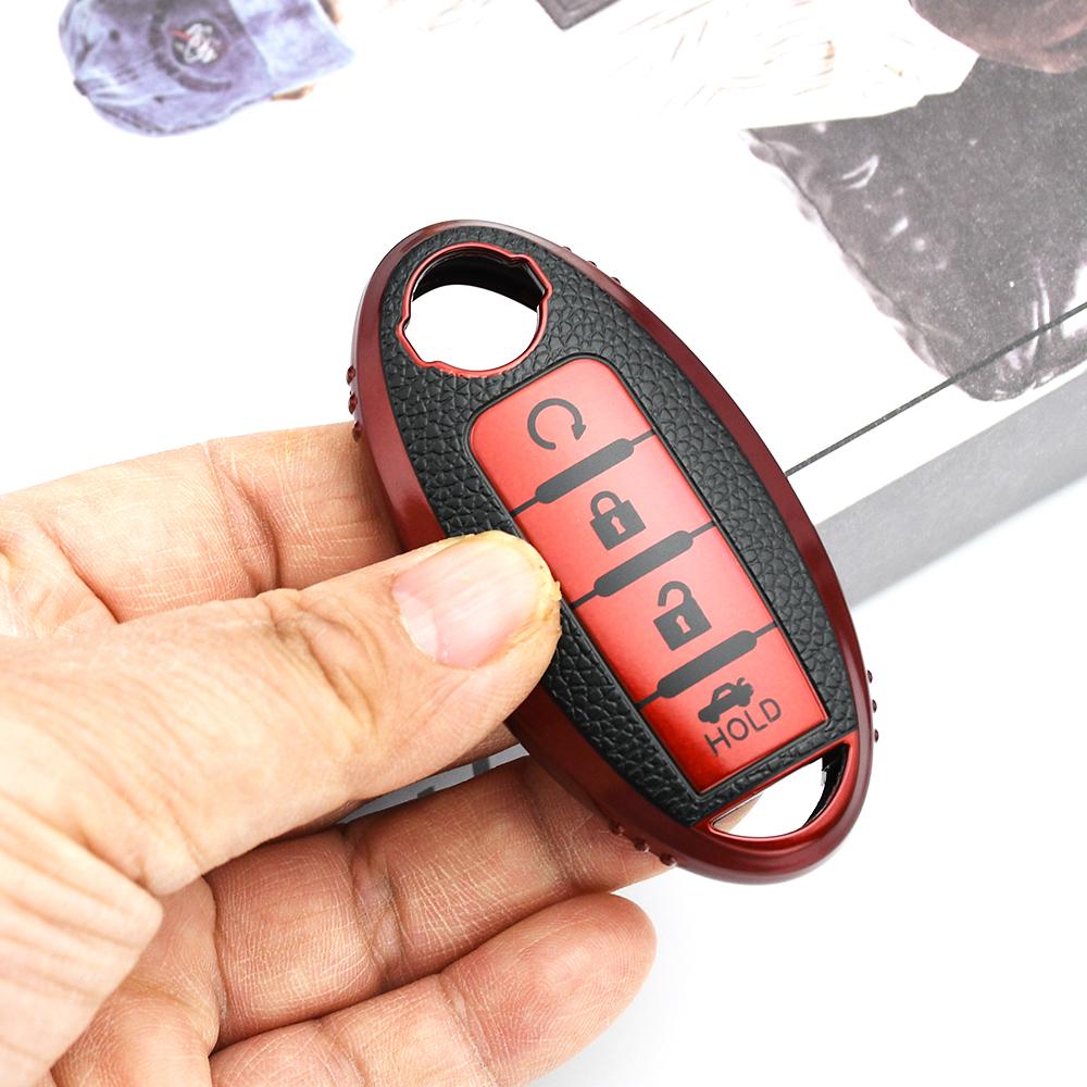 Auto Shell Accessories Car Key Case Cover Keyless For Nissan Kicks Tiida Pathfinder Qashqai X-Trail T32 Infiniti Juke J10 J11
