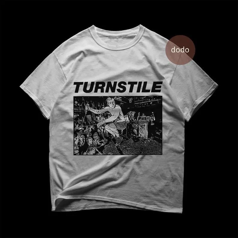 Turnstile T-Shirt - Rock Music Shirt - GLOW ON Album - Turnstile XL