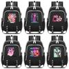 Anime Cute K-Pop Demon Hunters Printed Large Capacity Backpack for Teenger Student Girl Boy Schoolbag Bookbag Kid Gift Women Waterproof Travel Bag