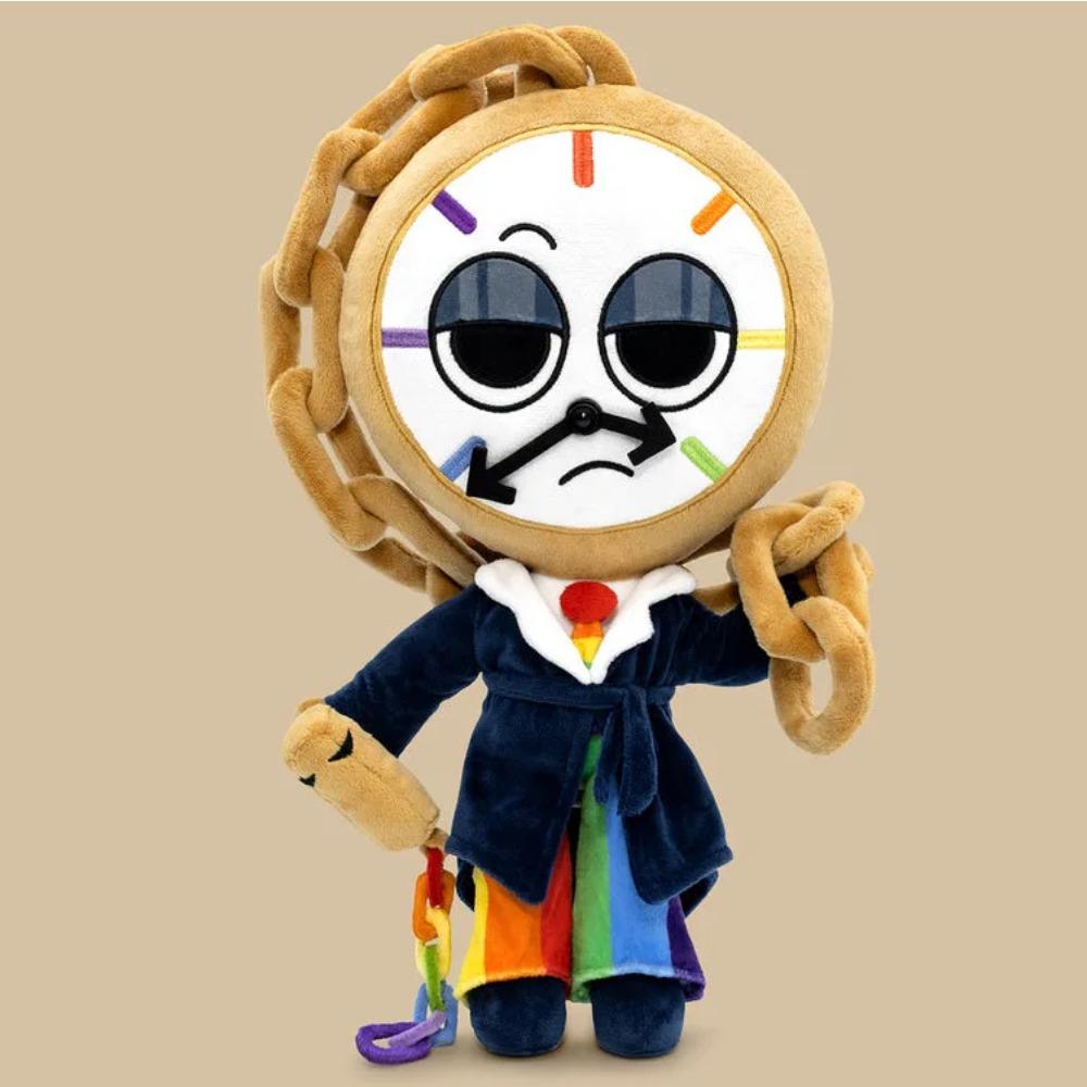 35cm Dandy's World Dyle Deluxe Rainbow Clock Man Plush Toy Soft Stuffed Plushie Pillow Doll Home Room Decor Adult Festival Gift