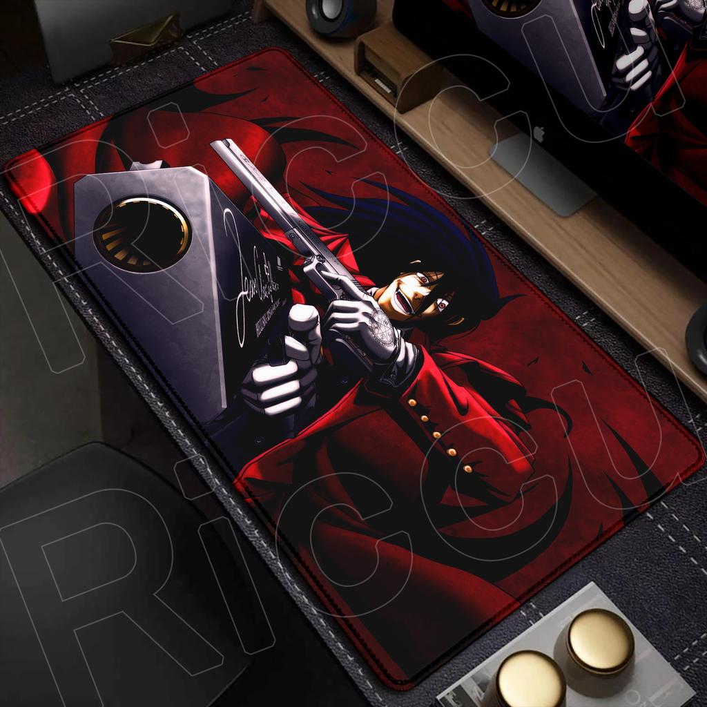 XXL HD Tisk Počítačové PC příslušenství Herní Podložka pod Myš Hellsing Alucard Velká Herní Podložka pod Myš Anime Kobereček Podložka pod Klávesnici Stolní Podložky
