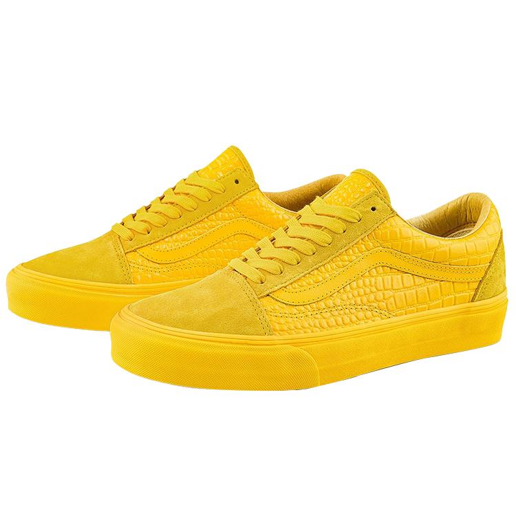 Old Skool Vans Vlt Lx 'Croc Skin - Lemon Chrome' VN0A4BVF2TR