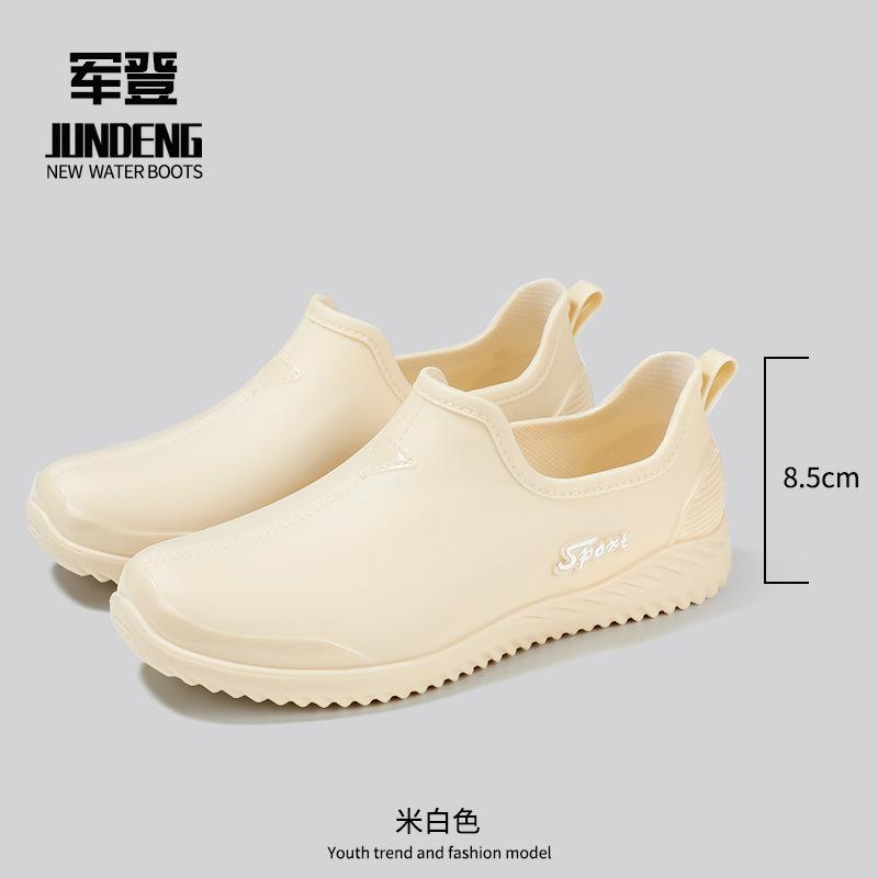 

2025 новые модные низкие аквашузы для женской верхней одежды, корейская версия с мелким вырезом и коротким голенищем, нескользящие, для взрослых женщин 41