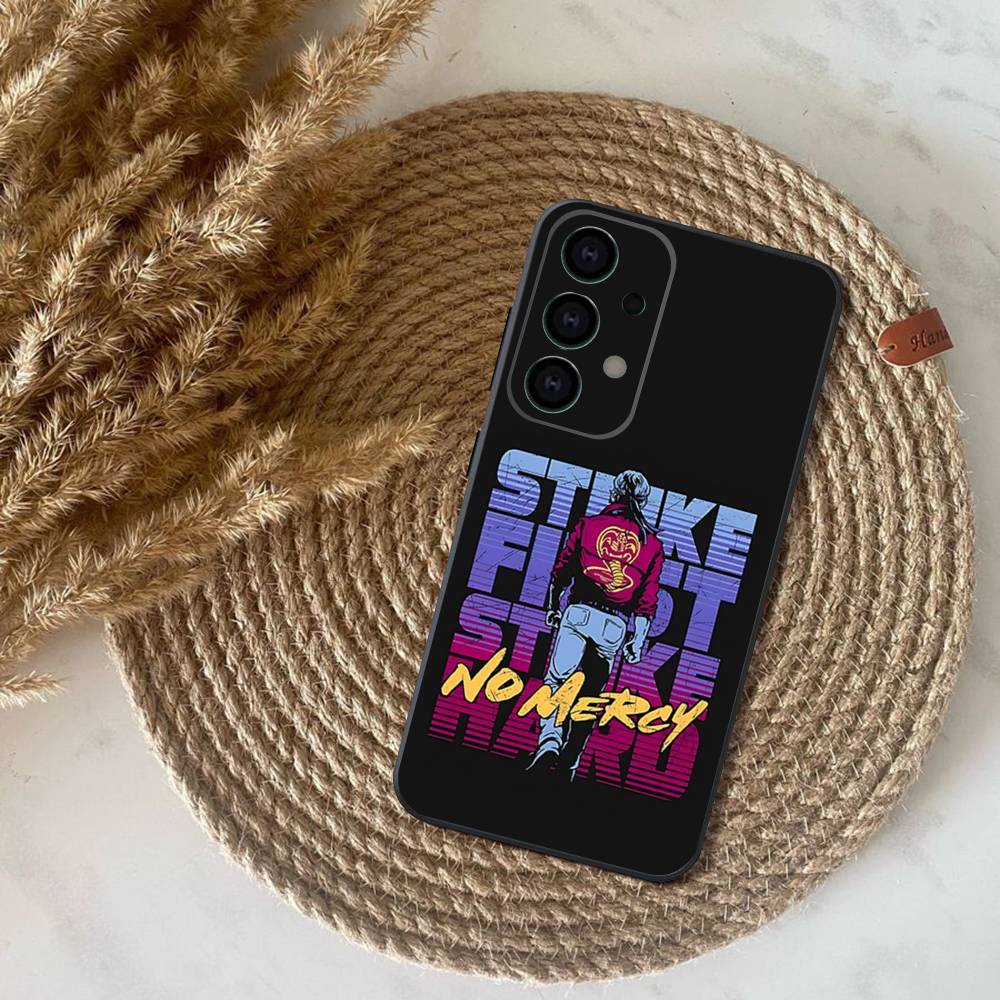 Cobra Kai Snake Phone Case For Samsung S25,S24,S21,S22,S23,S30,Ultra,S20,Plus,Fe,Lite,Note,10,9,5G Black Cover