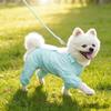 Polyester Fiber Dog Jumpsuit Thin Pet Going Out Pants Fashion Pet Four Legged Pants  Outdoor