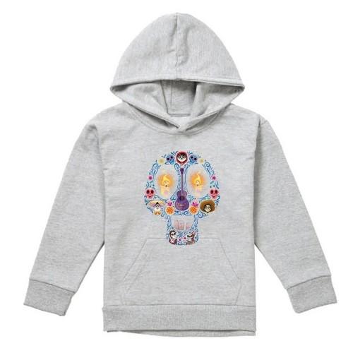 Coco Childrens/Kids Day Of The Dead Skull Ernesto Miguel Hector Heather Hoodie