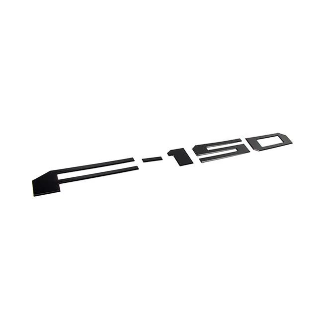 TQ013-F-150 Letters Nameplate Built Badge Sticker 3D For Ford F150 Rear Tailgate Trunk Logo Decals Red Black Trim Auto Accessories