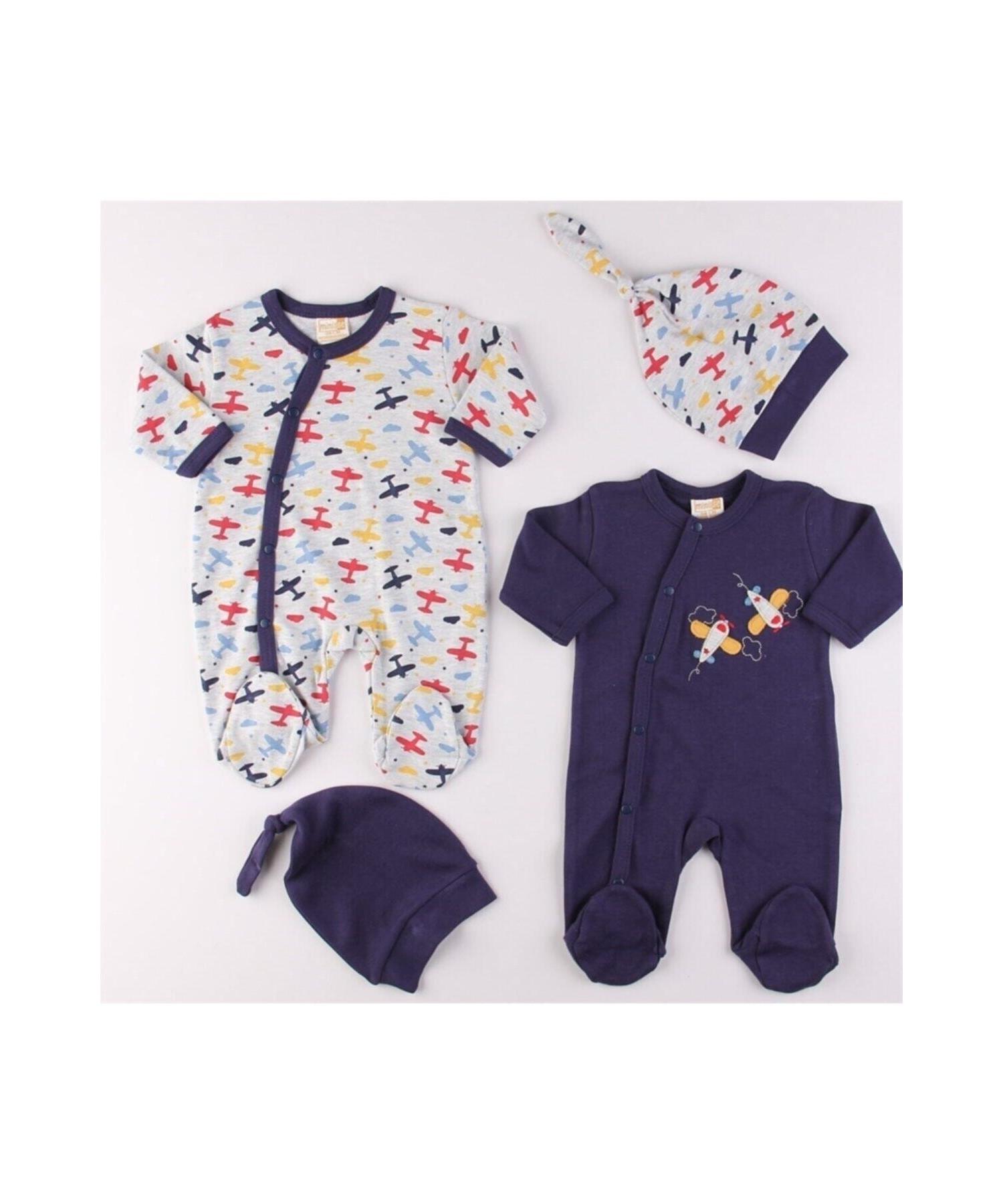 

Aircraft Printed Navy Blue 2 Pack Jumpsuit