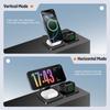3 In 1 Charging Station for iPhone 16 15 14 Airpods 4 3 iWatch 10 Foldable Magnetic Wireless Charger Dock Travel Charging Pad