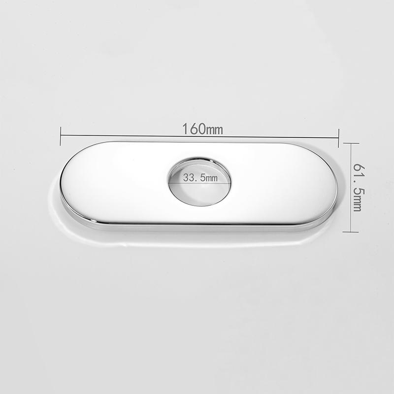 New Bathroom Faucet Accessories Hole Cover Deck Plate 6/10 Inch Bathroom Sink Unused Mounting Escutcheon 304