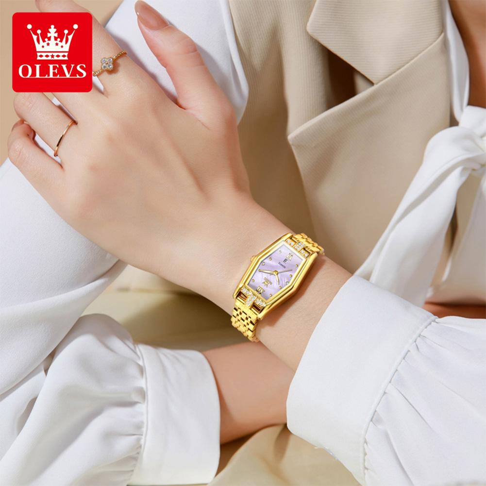Elegant Women Watches Fashion Quartz Watches Waterproof Luminous Stainless Steel Wristwatch Gifts