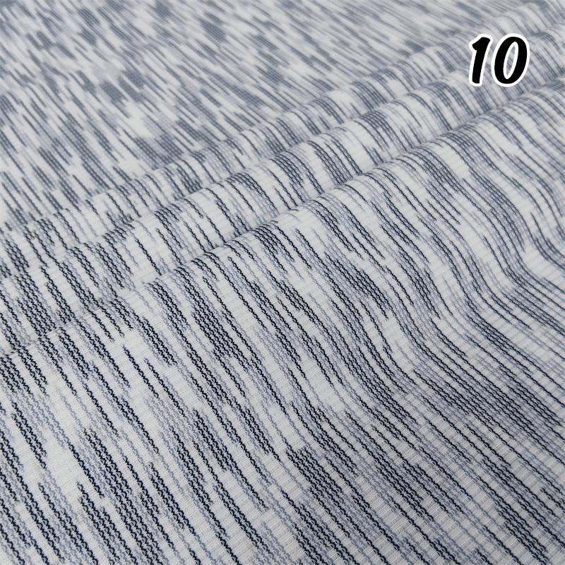 50*150cm High-elastic Striped Knitted Jacquard Fabric DIY Sewing Dress Pants Sweaters Cushion Tie-dyed Designer Fabric