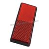 Universal Motorcycle Bike Scooter Rear Red Warning Reflector Reflective Plate for Harley Yamaha Suzuki Honda Chopper Cafe Racer